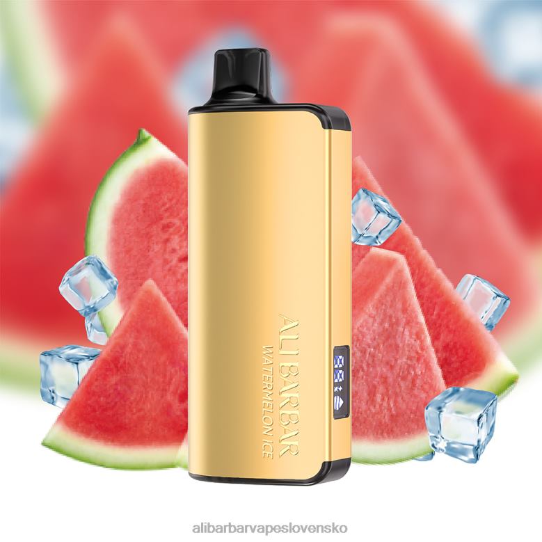 Alibarbar Nicotine Vape - Alibarbar Ingot 20 000 jednorazové vapy melónový ľad 4842245