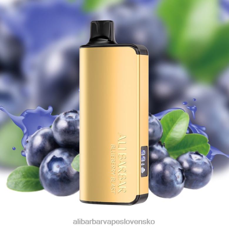 Alibarbar Nicotine Vape - Alibarbar Ingot 20 000 jednorazové vapy čučoriedkový výbuch 4842231