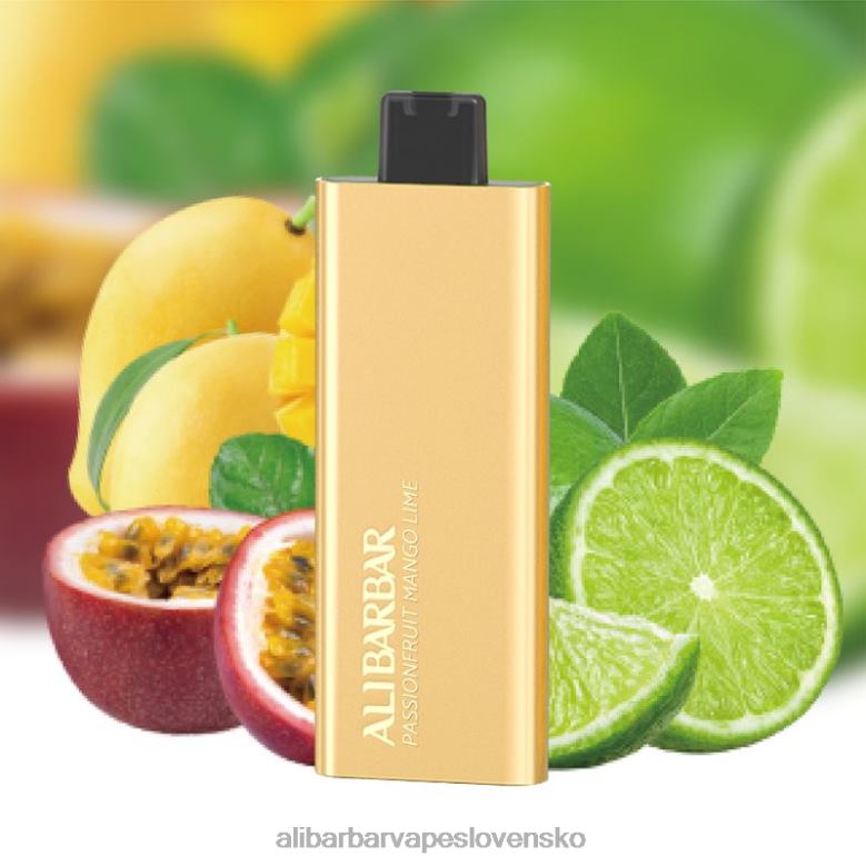Alibarbar Vape Slovensko - Alibarbar Pandora 7000 jednorazové vapy mučenka mango limetka 4842258