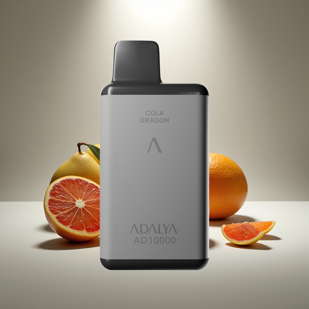 Adalya AD 10000 Puffs Disposable Vape Berlin Night (Vesmírne šedá, 14 ml, 2% nikotínu)