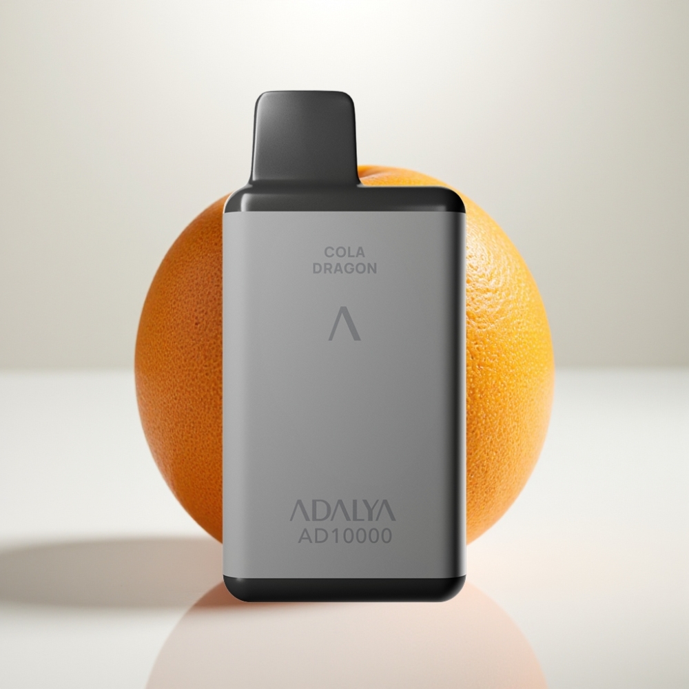 Adalya AD 10000 Puffs Disposable Vape – vesmírna sivá, 14 ml, 2% nikotínu, USB-C