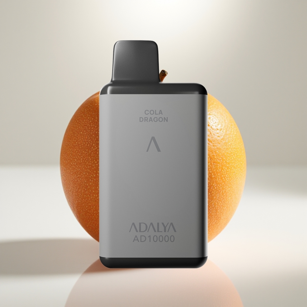 Adalya AD 10000 Puffs Jednorázová E-cigareta Mi Amor, vesmírno sivá, 14 ml, 2% nikotínu, USB-C