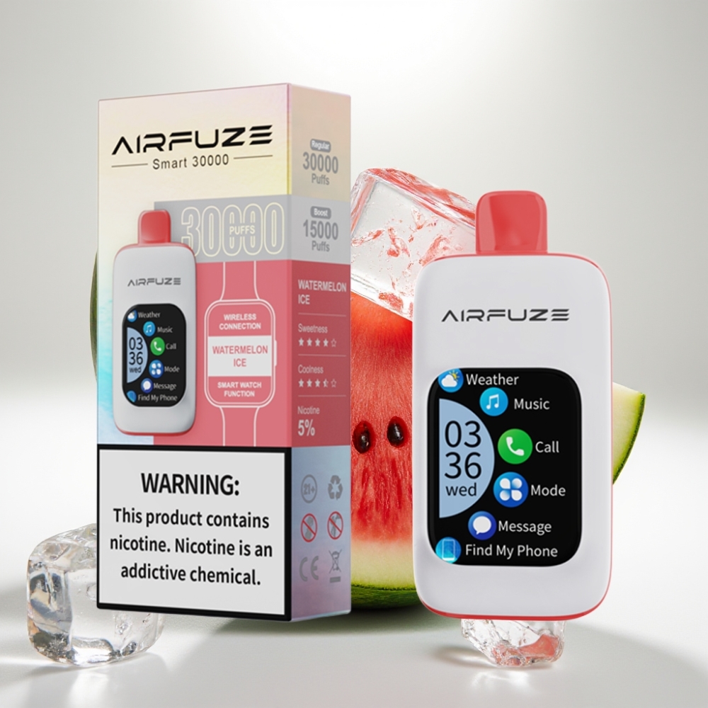 AirFuze Smart 30000 Puffs Disposable Pod – 5% nikotín, 900mAh batéria, typ-C, melónový ľad