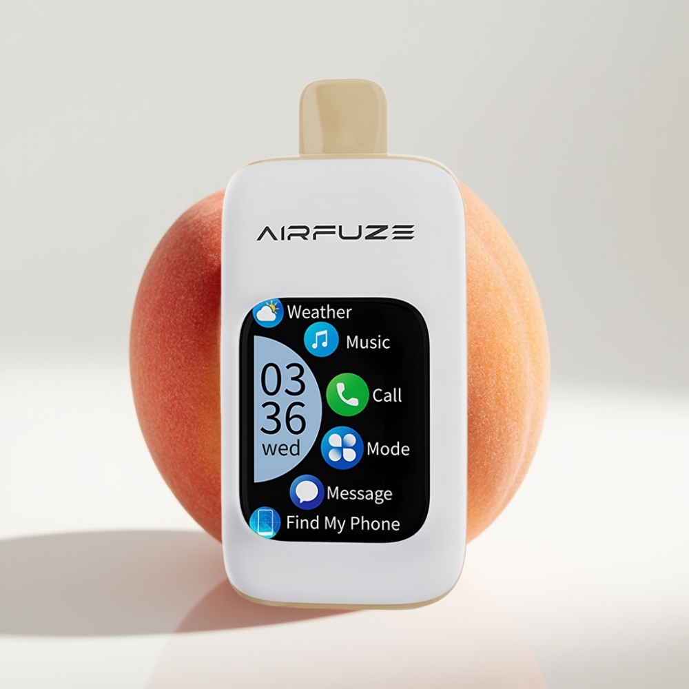 AirFuze Smart 30000 Puffs Disposable Pod - 900mAh, 5% nikotín, Šťavnatá Broskyňa