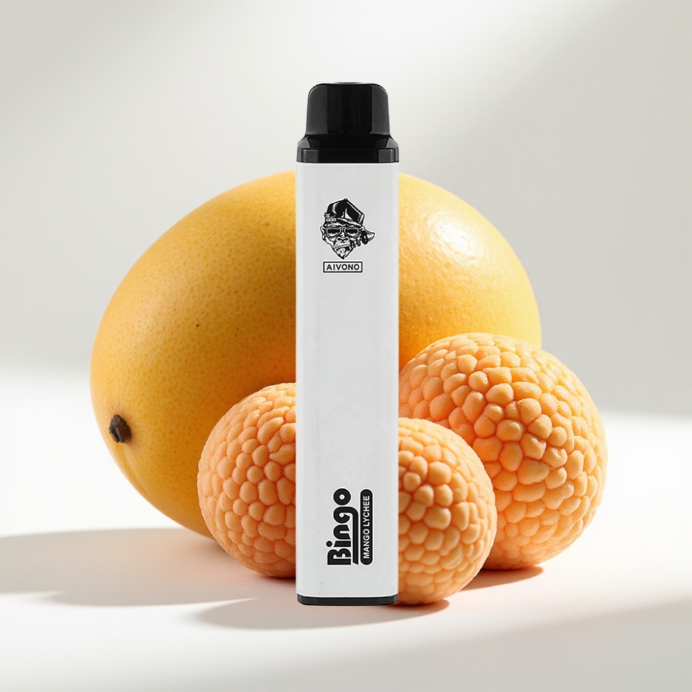 Aivono AIM BINGO 4000 Puffs Disposable Vape Mango Lychee, 10 mL, 1000mAh, 5% nikotínu