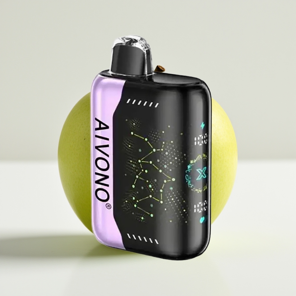 Aivono AIM BOOM 25000 Puffs – 0%-5% Nikotín, 28ml, 650mAh Batéria, Zelené Jablko Hrozno