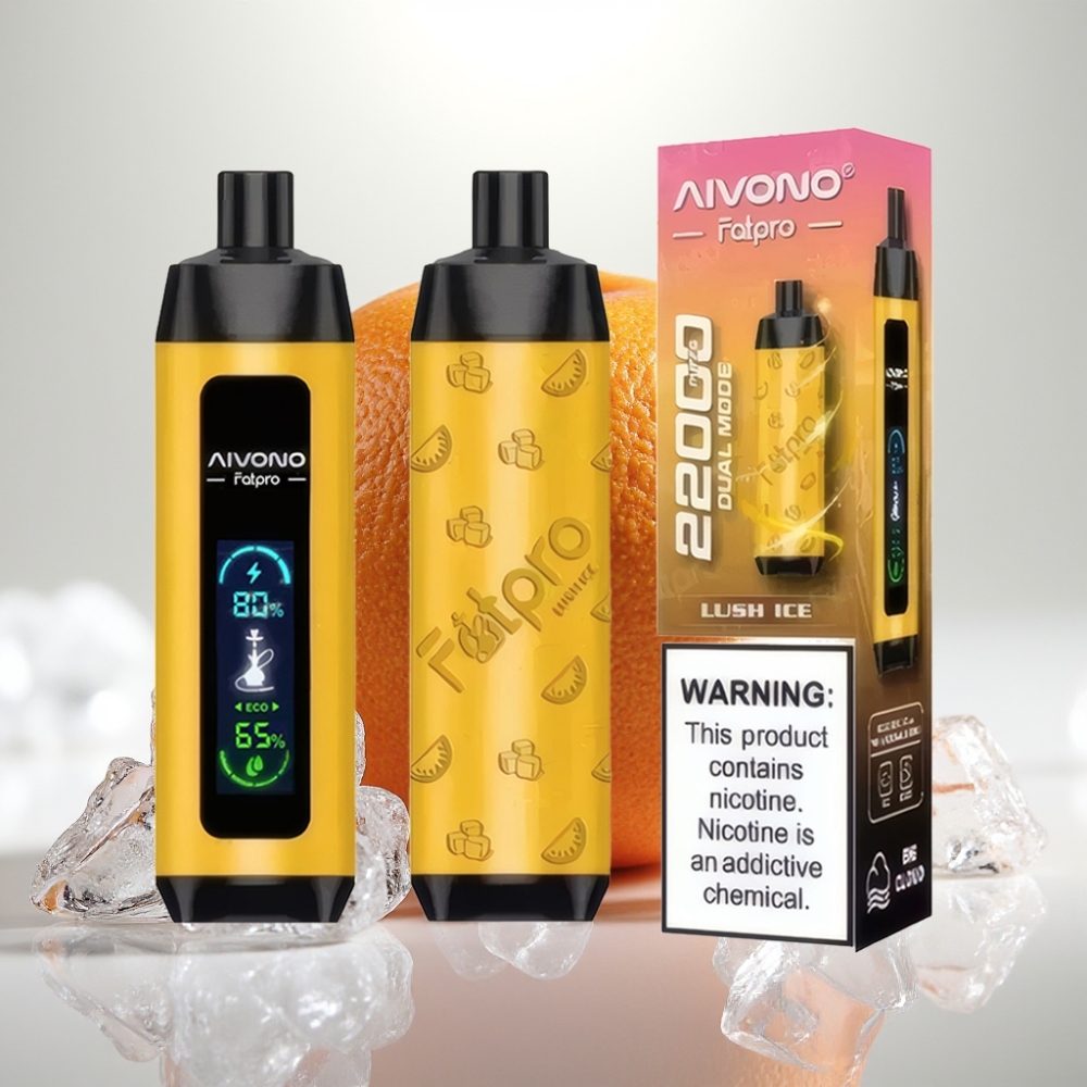 Aivono AIM FATPRO 22000 Puffs, 28ml, 0-5% Nikotín, 10 Príchutí, Lush Ice (Šťavnatý ľad)