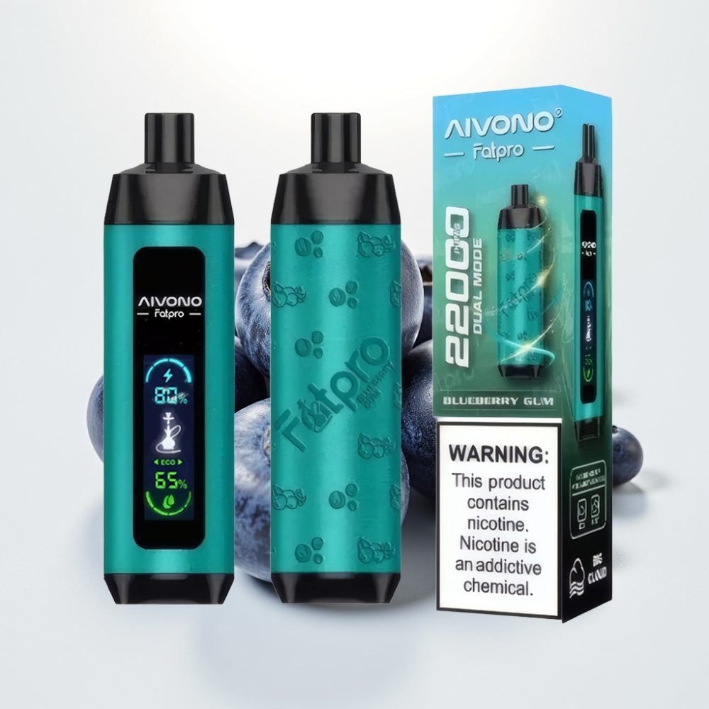 Aivono AIM FATPRO 22000 Puffs 28ml, 5% Nikotín, Čučoriedka, 600mAh, 0.6 ohm Mesh Cievka