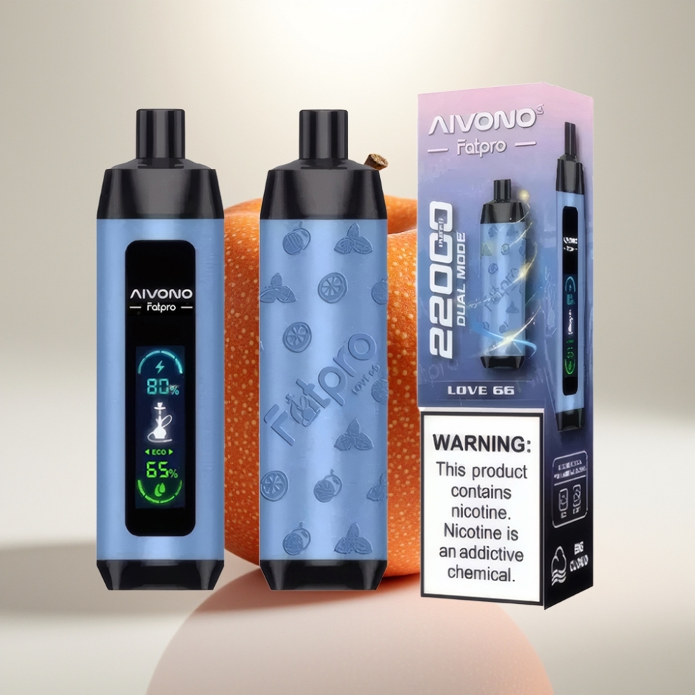 Aivono AIM FATPRO 22000 Puffs – 28ml, 600mAh, 0.6 ohm, Eco/Boost, 10 príchutí, 0%-5% Nikotín