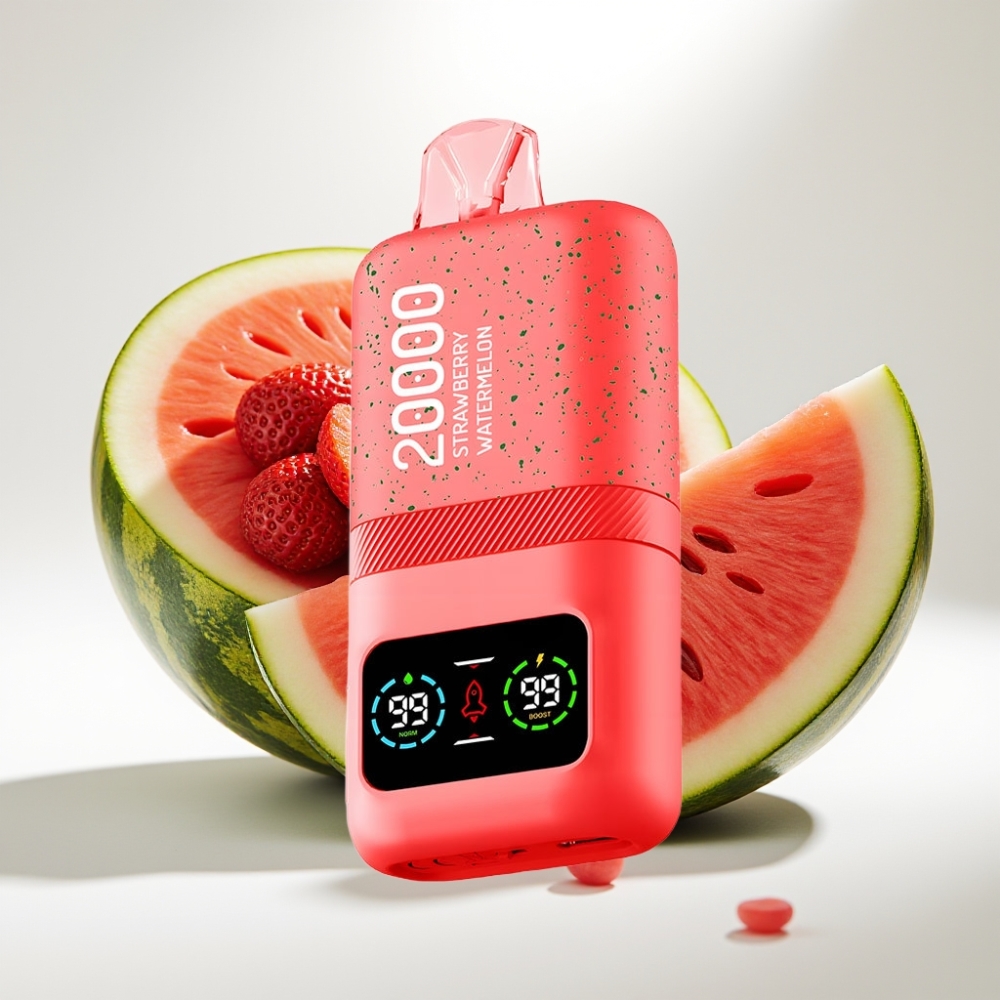 Aivono AIM MAGIC 20000 Puffs – 20 000 potiahnutí, 26ml náplň, 5% Nikotín, Dual Mesh, Typ-C, Jahoda-Melon
