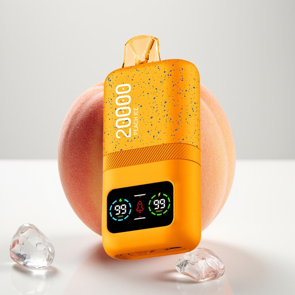 Aivono AIM MAGIC 20000 Puffs – 26ml, Dual Mesh Coil, LCD, Typ-C, 600mAh, Broskyňa Ľadová