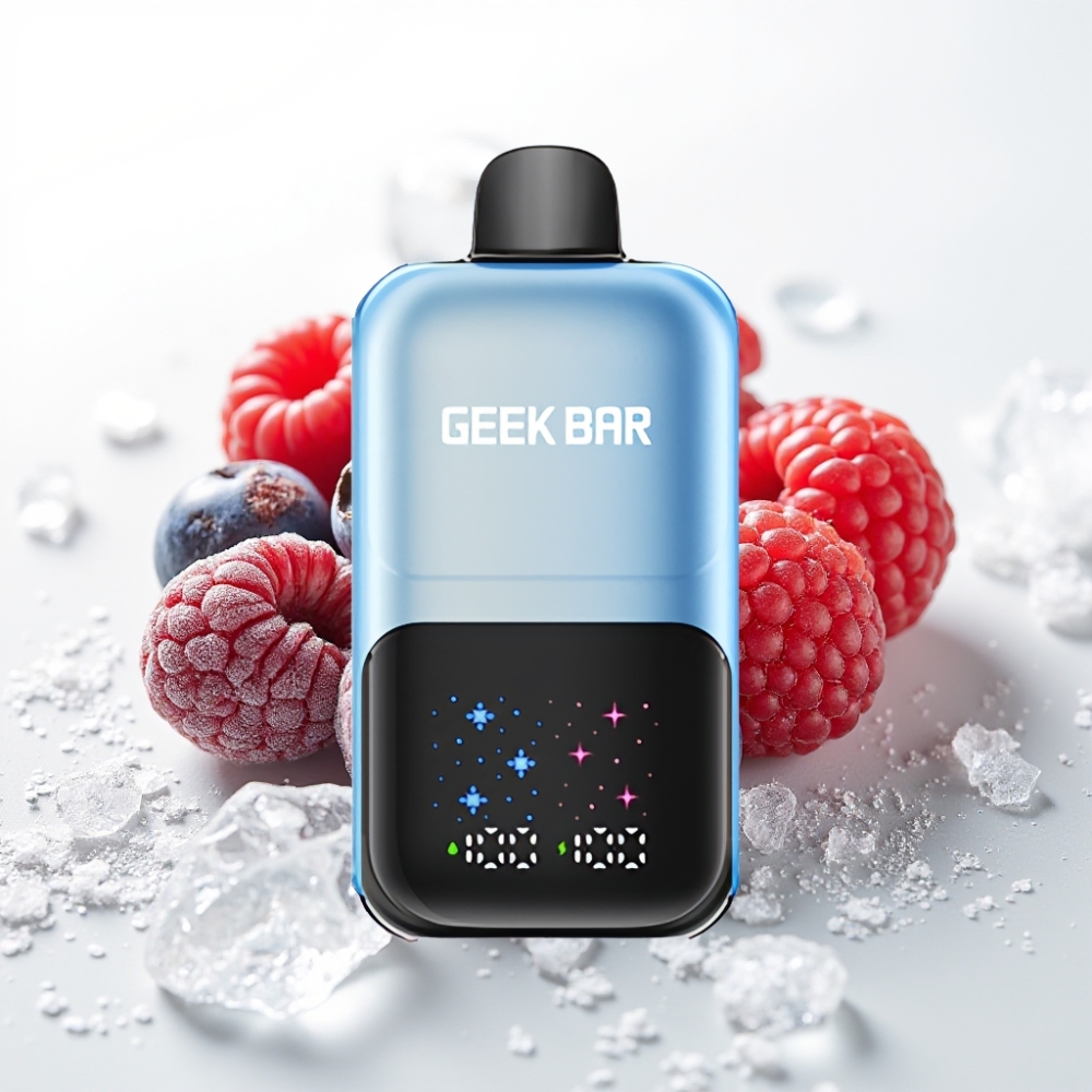 GEEK BAR 2GO 20ml 50000 PÔFOV Dvojitá Séria Jednorazová Vape Pera Čučoriedka Malina Ľadová GEEK BAR 2GO 20ml 50000 PÔFOV Dvojitá Séria Jednorazová Vape Pera Čučoriedka Malina Ľadová