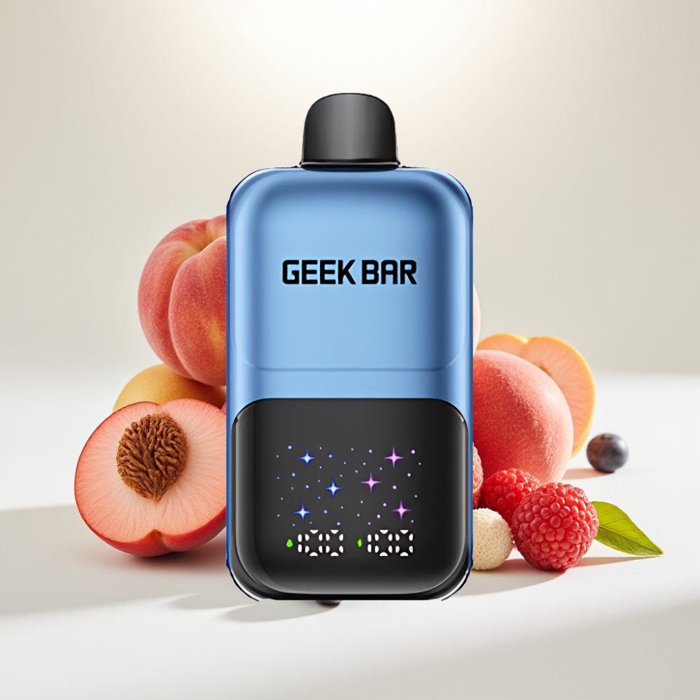 GEEK BAR 2GO 20ml 50000 Puffs Two Series Disposable Vape Pen Broskyňa a Bobule – 50000 Puffs, 20ml, 5% Nikotín, Nabíjateľná Batéria GEEK BAR 2GO 20ml 50000 Puffs Two Series Disposable Vape Pen Broskyňa a Bobule – 50000 Puffs, 20ml, 5% Nikotín, Nabíjateľná Batéria