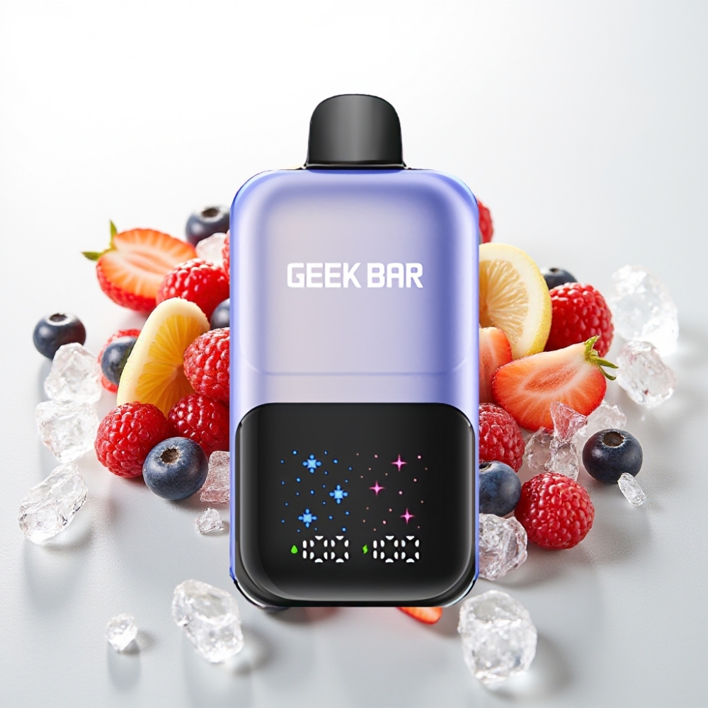 GEEK BAR 2GO 20ml 50000 Puffs Two Series Jednorazová Vape Pera Zmiešané Bobule s Mätou GEEK BAR 2GO 20ml 50000 Puffs Two Series Jednorazová Vape Pera Zmiešané Bobule s Mätou