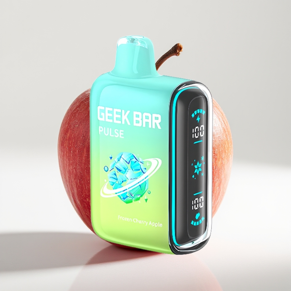 GEEK BAR Pulse 15000 Puffs Disposable Vape Mrazená Edícia – 16ML, 5%, Nastaviteľný prietok vzduchu