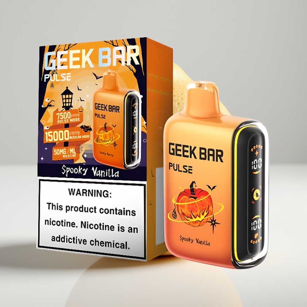 GEEK BAR Pulse 15000 Puffs Halloween Edition – 16ML, 5% Nikotín, Nastaviteľný Prietok Vzduchu
