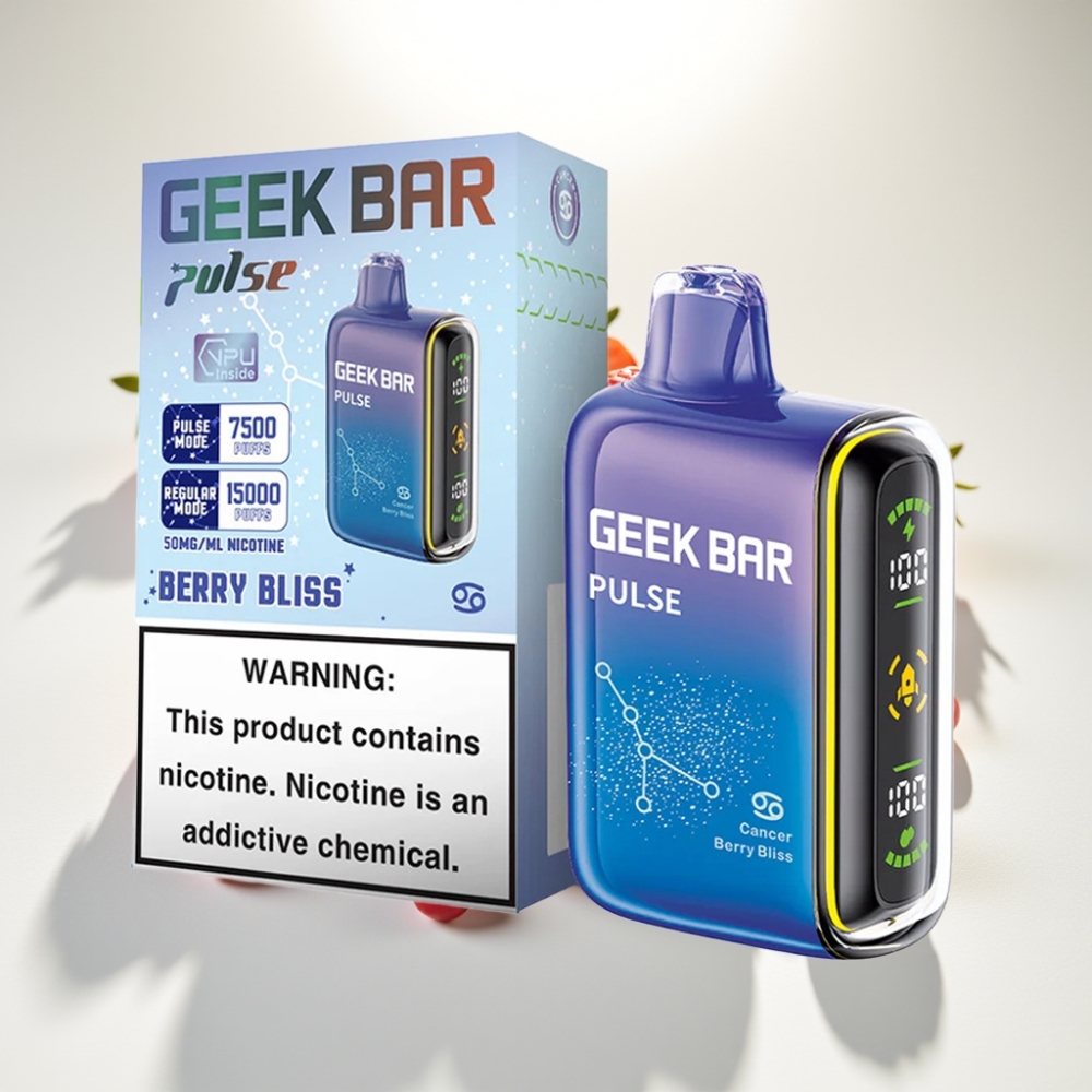 GEEK BAR Pulse 15000 Puffs Zodiac Edícia – 16ML, 5% nikotín, nastaviteľný prietok vzduchu