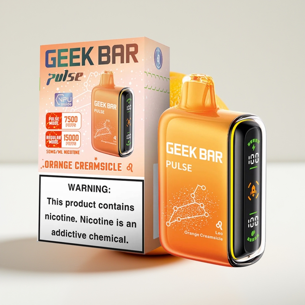 GEEK BAR Pulse 15000 Puffs Zodiac Edícia – 16ML, 5% nikotín, nastaviteľný prietok vzduchu