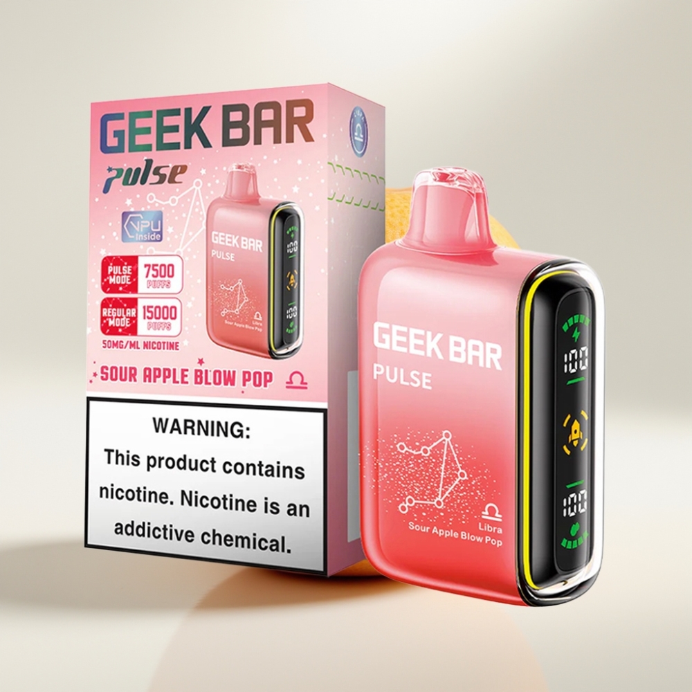 GEEK BAR Pulse 15000 Puffs Zodiac Edícia – 16ML, 5% nikotín, nastaviteľný prietok vzduchu