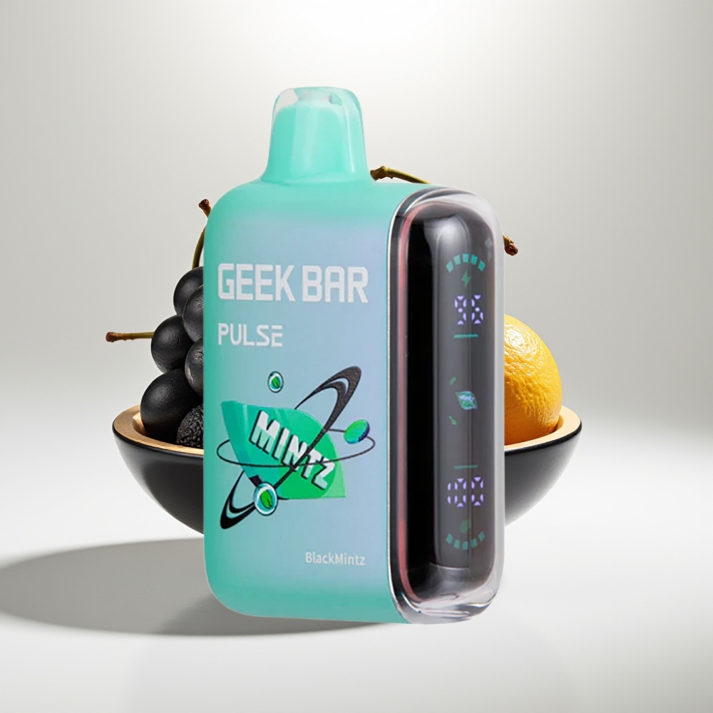Geek Bar Pulse 15000 Puffs Mintová Edícia – 16ML, 5% Nikotín, Nastaviteľný Prietok Vzduchu