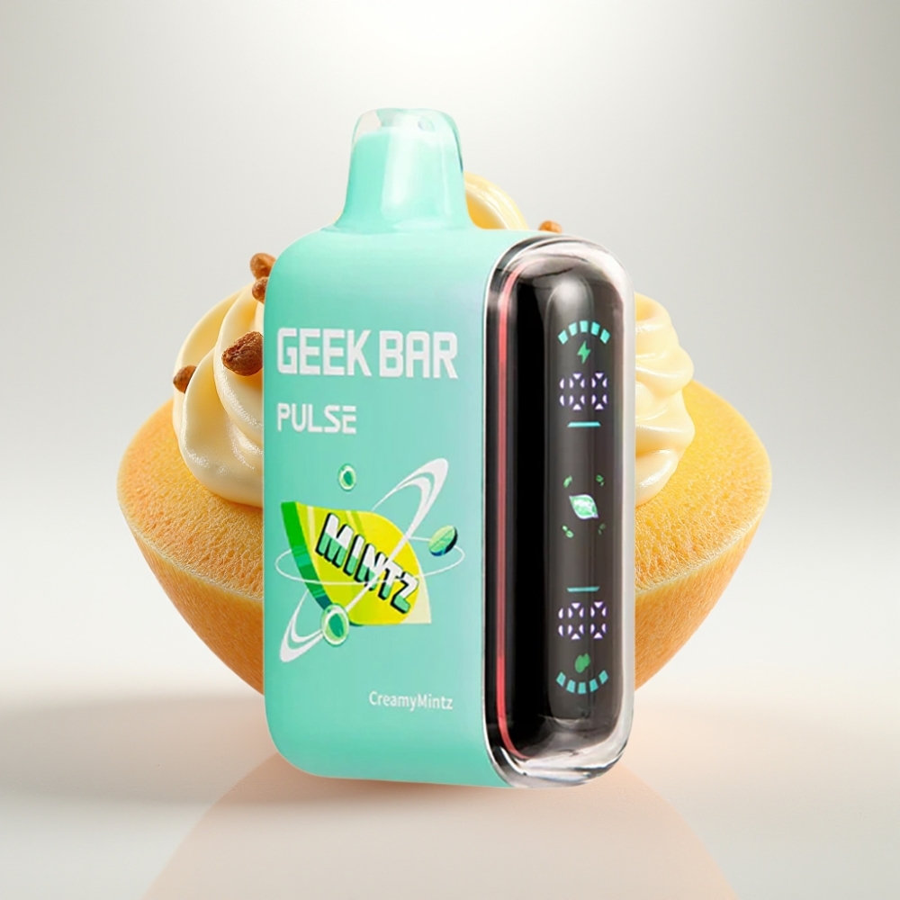 Geek Bar Pulse 15000 Puffs Mintová Edícia – 16ML, 5% Nikotín, Nastaviteľný Prietok Vzduchu
