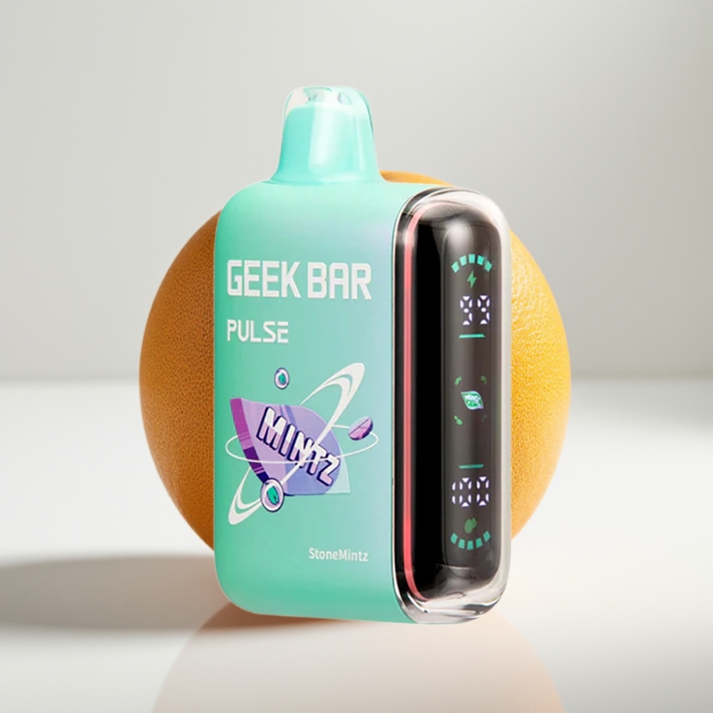 Geek Bar Pulse 15000 Puffs Mintová Edícia – 16ML, 5% Nikotín, Nastaviteľný Prietok Vzduchu