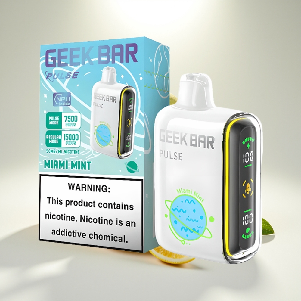 Geek Bar Pulse 15000 Puffs Planet Edition – 16ML, 5% nikotín, nastaviteľný prietok vzduchu