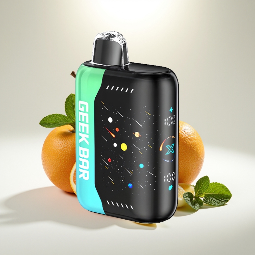 GEEK BAR Pulse X 25000 Puffs – Meteor Edícia, 25000 ťahov, 18mL tekutina, 0-5% nikotín, USB-C, duálna mriežka