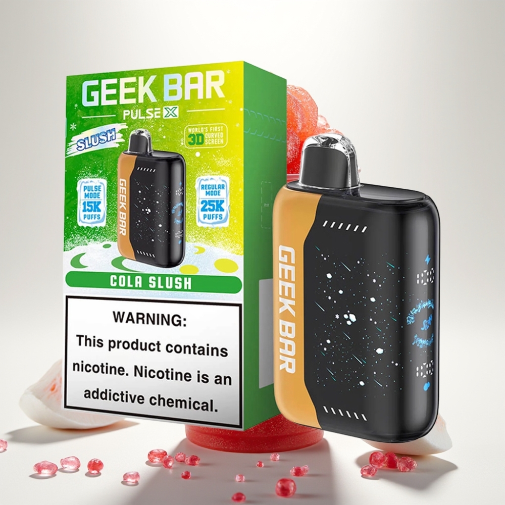Geek Bar Pulse X 25000 Puffs – 25000 Ťahov, 18mL Tekutiny, 0-5% Nikotín, Slush Edícia