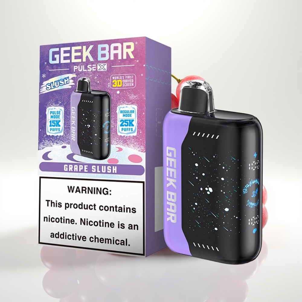 Geek Bar Pulse X 25000 Puffs – 25000 Ťahov, 18mL Tekutiny, 0-5% Nikotín, Slush Edícia