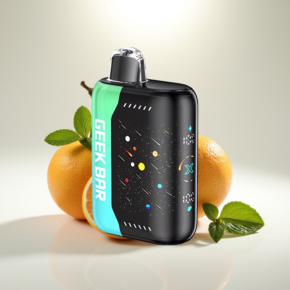 GEEK BAR Pulse X 42K Puffs Meteor Edition ATL Mäta 42K Puffs, 820mAh, Dvojitá Mriežková Cievka, 3D Zakrivený Displej