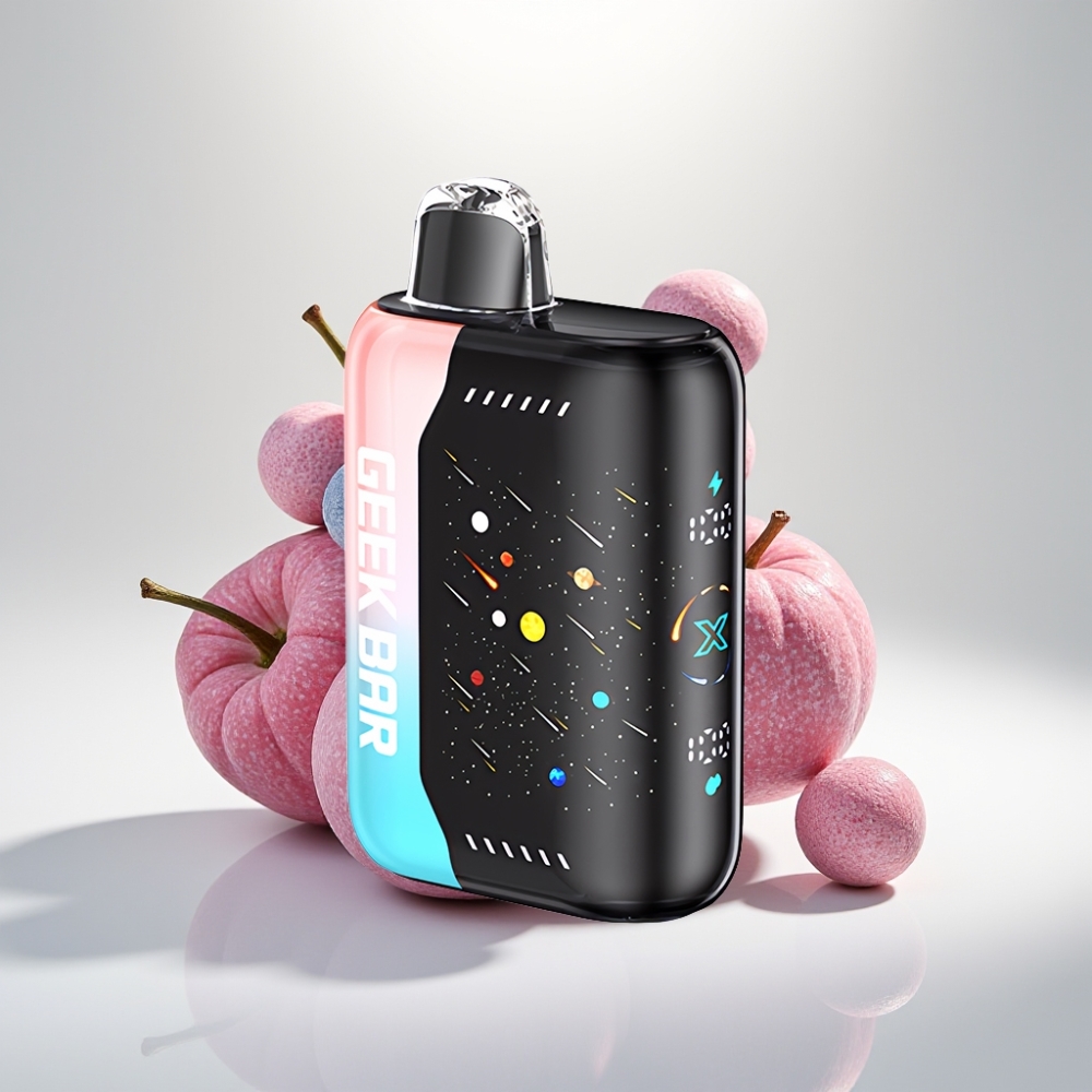 GEEK BAR Pulse X 42K Puffs Meteor Edition Rúžová & Modrá – 42K Ťahy, 820mAh Batéria, Dvojitá Mriežková Cievka, Nastaviteľný Prietok Vzduchu