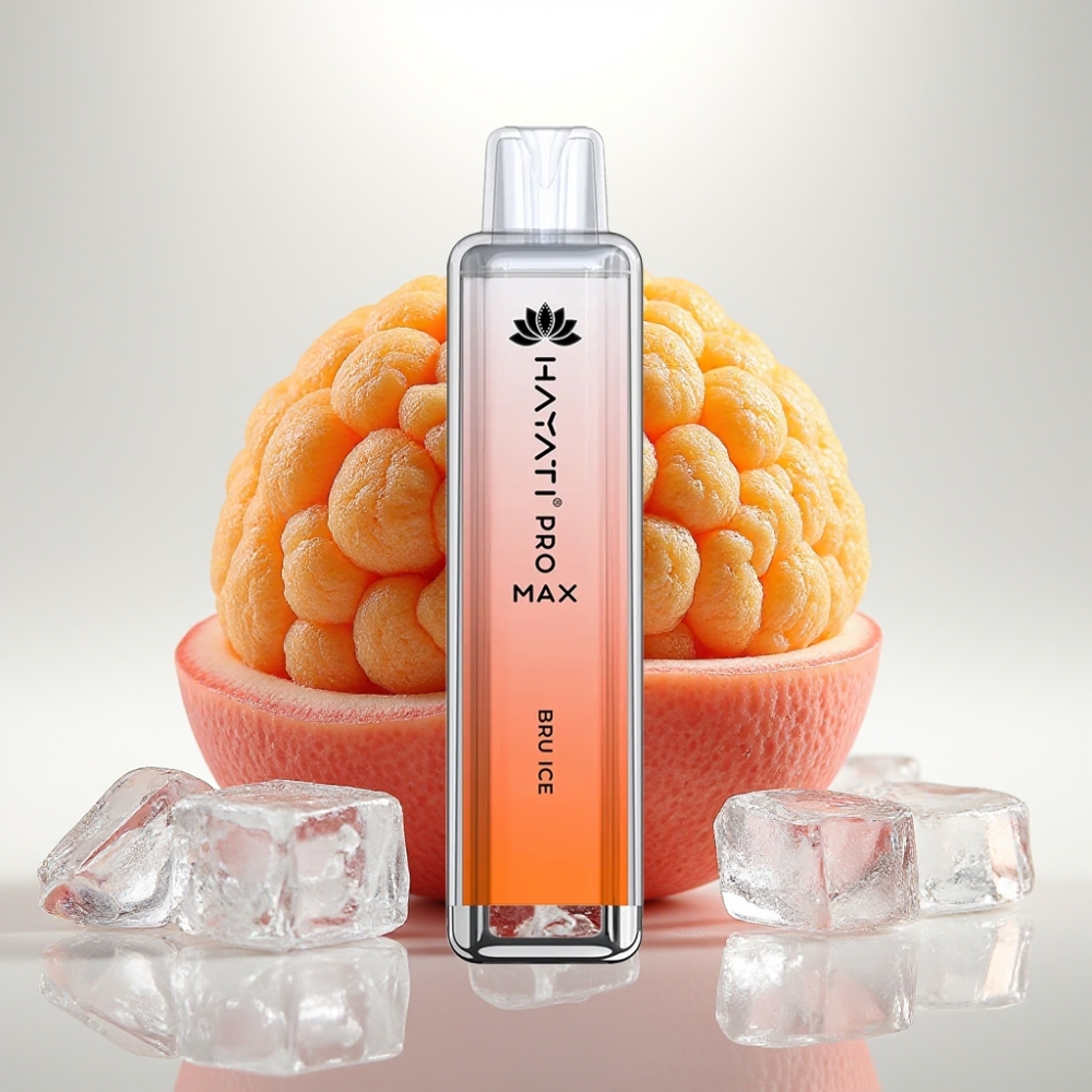 Hayati Pro Max 4000 Puffs Disposable Vape Bru Ľad – 1400mAh, 2%/5% Nikotín, Dual 1.1 Ohm Mesh Coil Hayati Pro Max 4000 Puffs Disposable Vape Bru Ľad – 1400mAh, 2%/5% Nikotín, Dual 1.1 Ohm Mesh Coil