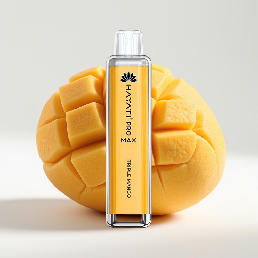 Hayati Pro Max 4000 Puffs Disposable Vape Trojitý Mango – 1400mAh, 2ml/10ml, 1.1 Ohm Dual Mesh