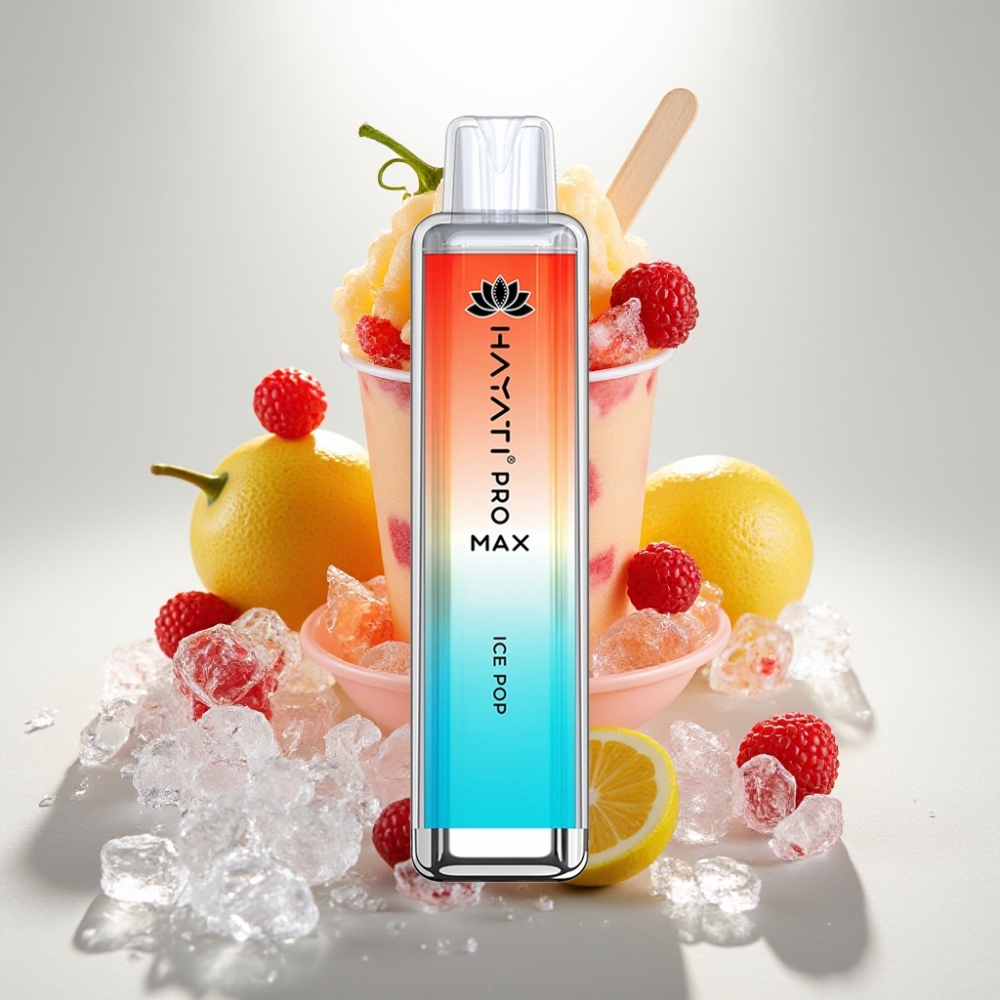 Hayati Pro Max 4000 Puffs Disposable Vape Ľadový Cukrík, 2ml/10ml nádrž, 1400mAh batéria, 5% Nikotín Hayati Pro Max 4000 Puffs Disposable Vape Ľadový Cukrík, 2ml/10ml nádrž, 1400mAh batéria, 5% Nikotín