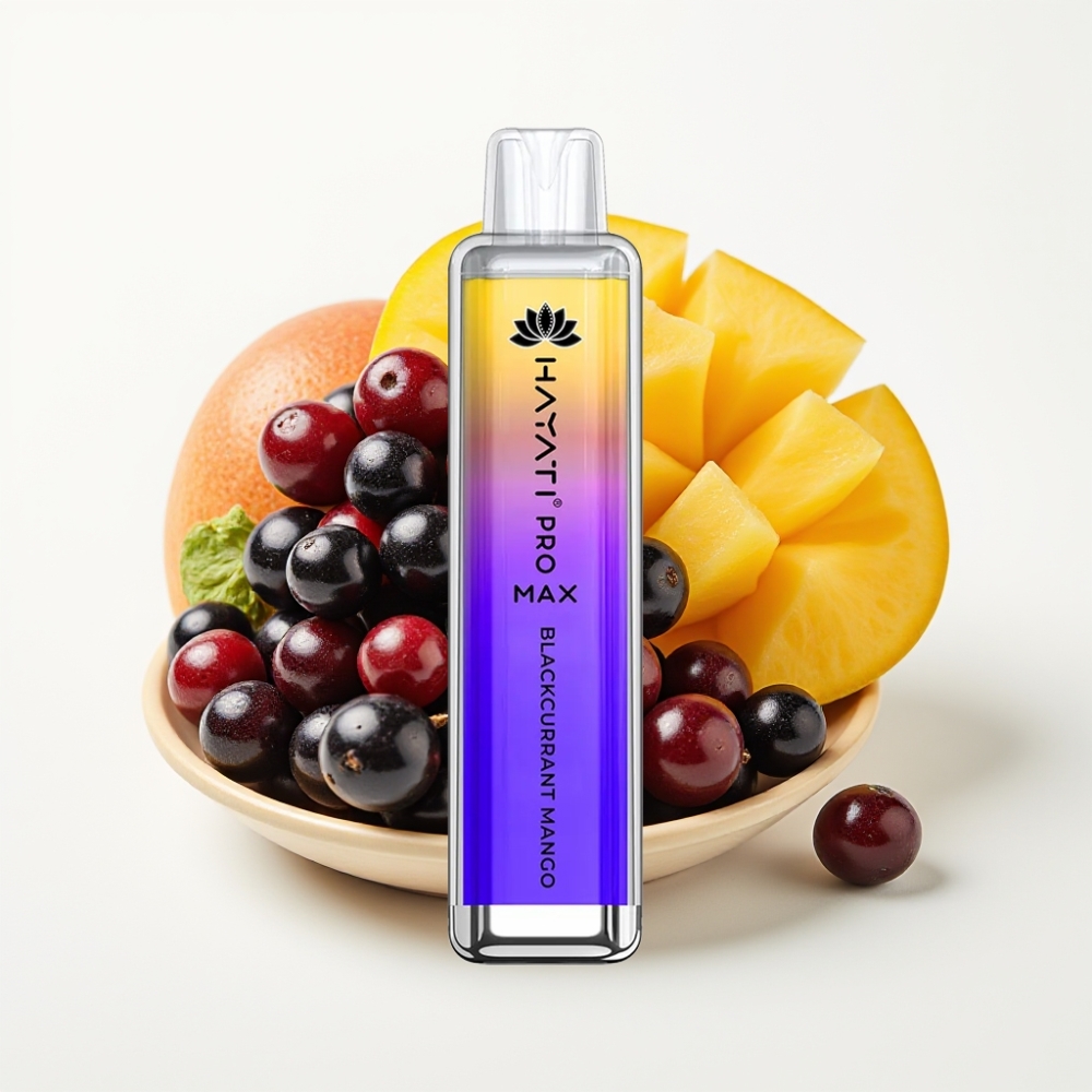 Hayati Pro Max 4000 Puffs Disposable Vape Čierny ríbezľa manga – 4000 potiahnutí, 1400mAh, dobíjateľná Hayati Pro Max 4000 Puffs Disposable Vape Čierny ríbezľa manga – 4000 potiahnutí, 1400mAh, dobíjateľná