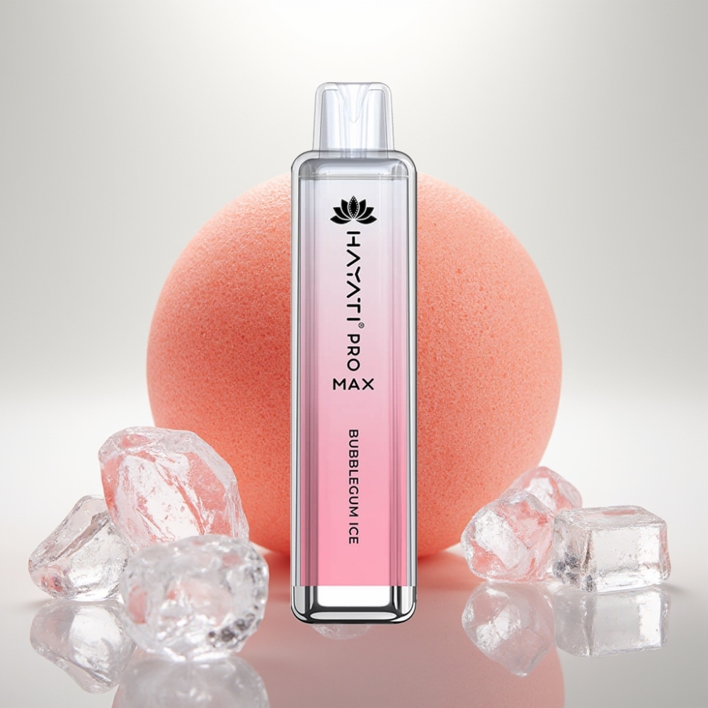 Hayati Pro Max 4000 Puffs Disposable Vape Žuvačkový ľad, 2ml/10ml, 1400mAh, 5% Nikotín