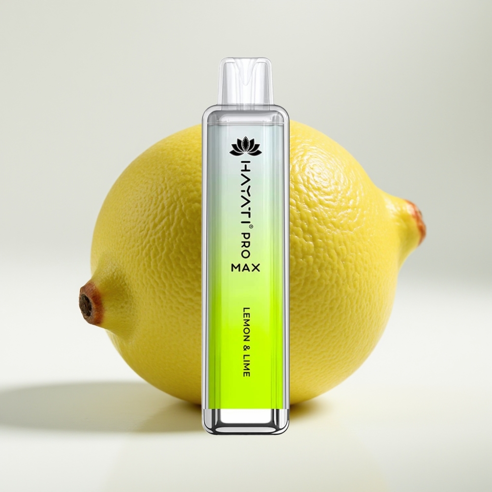Hayati Pro Max 4000 Puffs Jednorázová E-cigareta Citrón a Lípa, 2ml/10ml, 1400mAh, 5% Nikotín