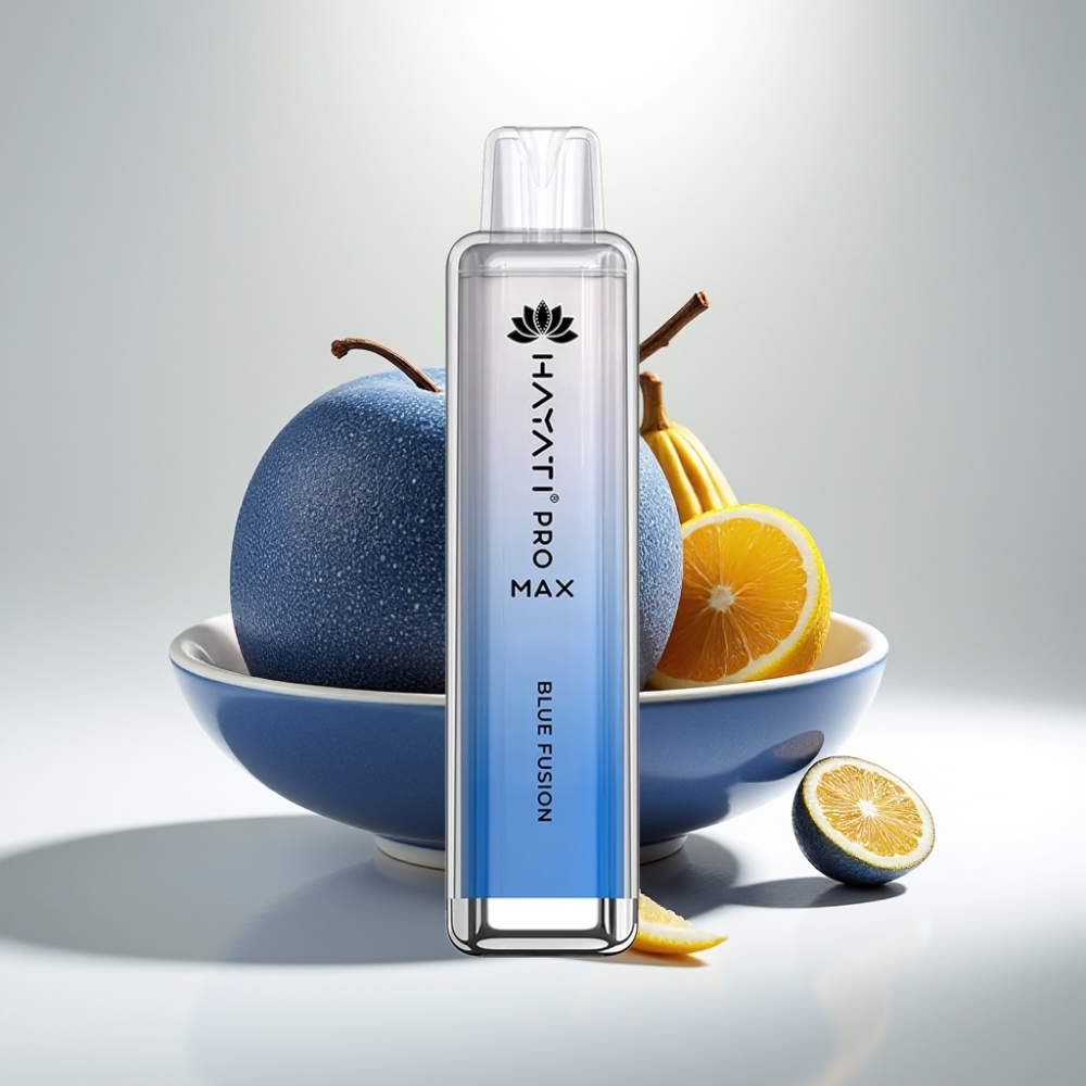 Hayati Pro Max 4000 Puffs Jednorázová E-cigareta Modrá Fúzia – 2ml/10ml, 1400mAh, 4000 potiahnutí, 2%/5% nikotín