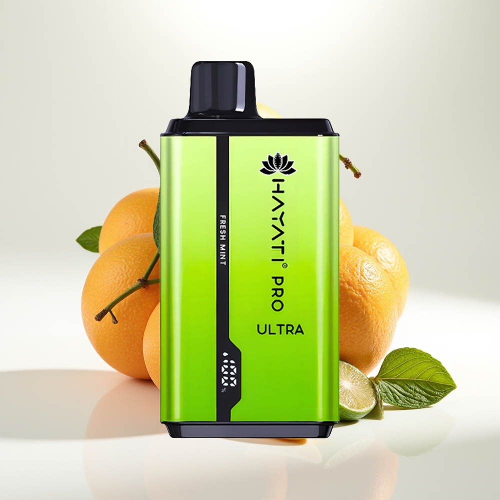 Hayati Pro Ultra 15000 Puffs 850mAh 2×12ml 2% Čerstvá Mäta Hayati Pro Ultra 15000 Puffs 850mAh 2×12ml 2% Čerstvá Mäta