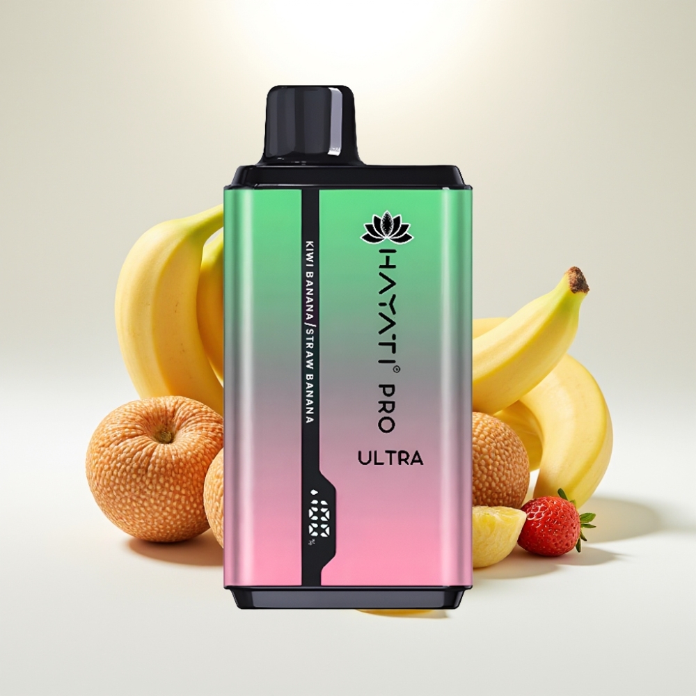 Hayati Pro Ultra 15000 Puffs Disposable Vape Kiwi Banana Jahodová Banana 15000+ Puffs 850mAh 2×12ml 2% Hayati Pro Ultra 15000 Puffs Disposable Vape Kiwi Banana Jahodová Banana 15000+ Puffs 850mAh 2×12ml 2%