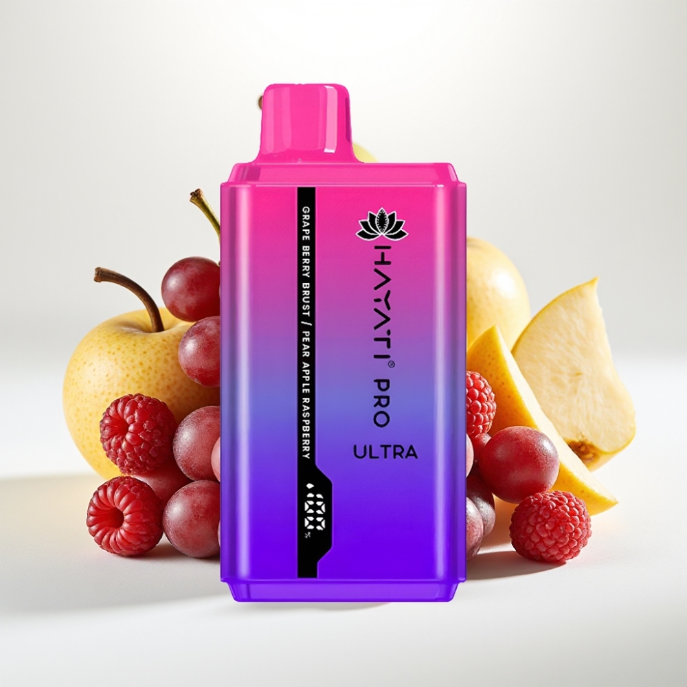Hayati Pro Ultra 15000 Puffs Dispoznateľná Vape Hrozno Berry Výbuch Hruška Jablko Malina 15000+ Puffs 850mAh 2×12ml 2% Hayati Pro Ultra 15000 Puffs Dispoznateľná Vape Hrozno Berry Výbuch Hruška Jablko Malina 15000+ Puffs 850mAh 2×12ml 2%