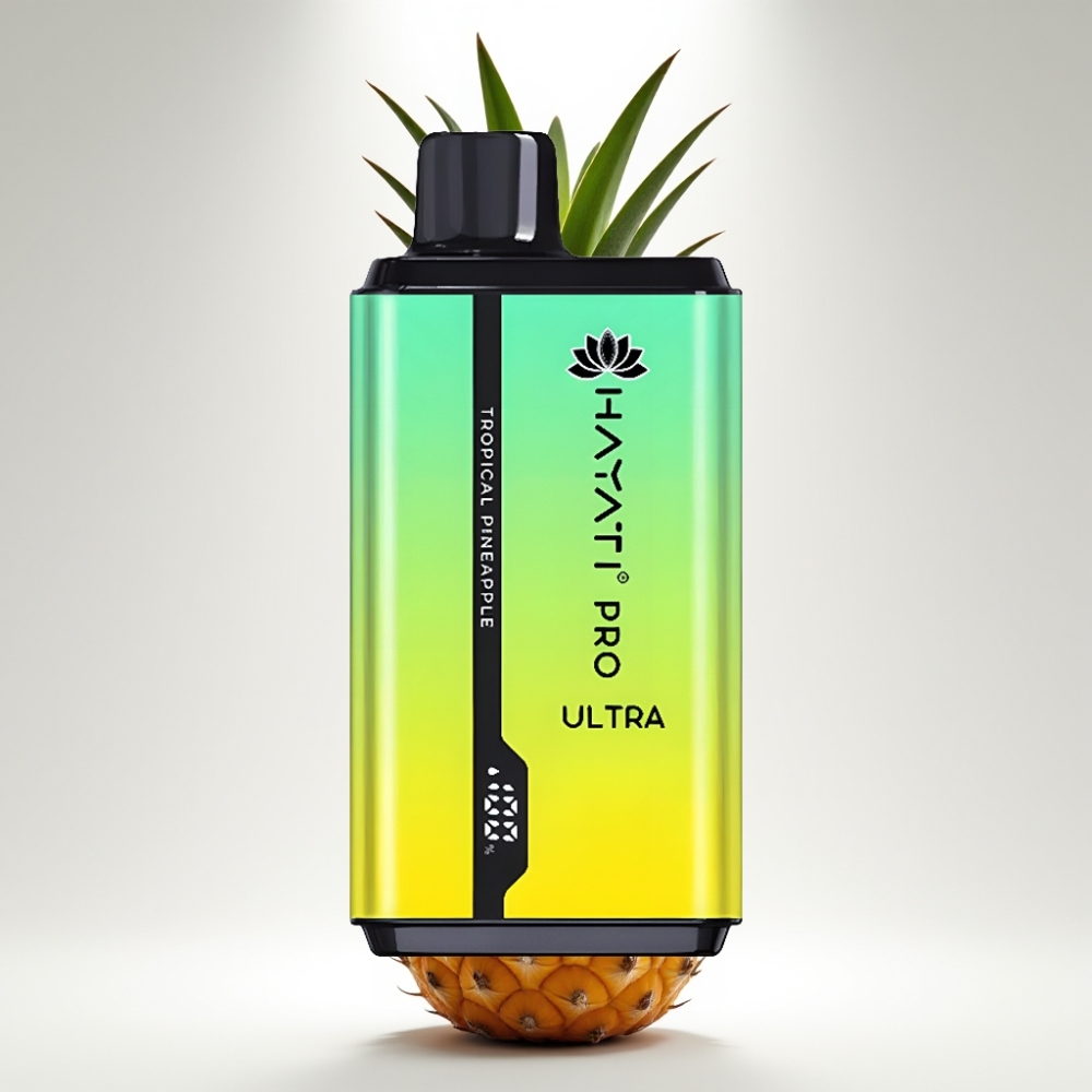 Hayati Pro Ultra 15000 Puffs Tropická Ananás 850mAh 2×12ml 2%
